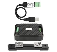 Hethlif DC Voltage Current Power Energy Consumption Meter with UART to RS485 Communication Module for Energy Efficiency Monitoring in Industrial Settings (PZEM-017+50A+USB)