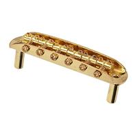 HETHLIF Electric Guitar Bridge, Electric Guitar Bridges & Parts Parts Simple Tuning Easy to Install 6 String Tailpiece with 2pcs Screw and 1pc Hex Wrench (Gold)
