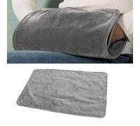 HETHLIF Graphene Hand Warmer Blanket Electric USB Powered Dual Sided Heating Portable Hand Heater for Home Office Outdoor Use Crystal Fabric 50 X 29cm (Gray)