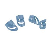 HETHLIF Guitar Finger Picks, Polyoxymethylene Resin Material 4Pcs Applied in Playing Electric Guitar, Acoustic, Bass, Banjo, Ukulele and So on (Blue)