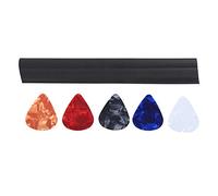 HETHLIF Guitar Pick Holder, with 5pcs Random Color Guitar Picks Compatible with All Standard Microphone Stands for Stage Performances
