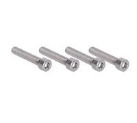 HETHLIF Hex Cap Screws M10X1.25 4 Pack Stainless Steel Bolts Fine Thread Hardware For Machinery Projects (M10*55)