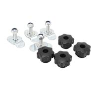 HETHLIF L Track Stud Fittings Carbon Steel 360 Degree Rotation Tie Down System Kit Truck Beds Trailers Universal Applicability