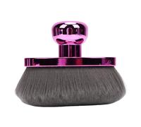 HETHLIF Large Body Makeup Brush, Oval Synthetic Brush for Liquid Powder Cream, with Ergonomic Handle for Hard to Areas, Travel Pouch Included (Violet)