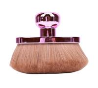 HETHLIF Large Body Makeup Brush, Oval Synthetic Brush for Liquid Powder Cream, with Ergonomic Handle for Hard to Areas, Travel Pouch Included (Pink Gold)