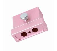 HETHLIF Lipstick Mold Kit with 12.1 Dual Function Maker, 6 Cavity Balm Mold, Ideal for Creating Solid and Gradient Lip Balms, Rose Gold Aluminum Alloy for DIY Cosmetic Crafting (2 Hole)