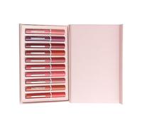 HETHLIF Matte Lip Gloss Set 10Pcs Non Stick Boxed Low Gloss Lipstick Cosmetics with Vibrant Colors for Professional Makeup Artists and Daily Use