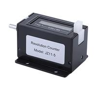 HETHLIF Mechanical Counter, Meter Counter One Button Press Return to Zero 5 Digit Stainless Steel for Cumulative Recording of Reciprocating Motion Times