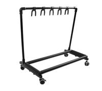 Hethlif Multi Guitar Stand, Guitar Rack Wheel Design Metal and EVA Material,Hold Multiple at The Same Time for All Kinds of (FL-11W)