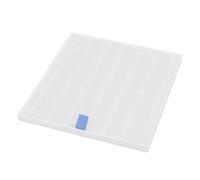 HETHLIF Nail Dust Collector Filter Reusable Easy to Clean Vacuum Cleaner for Nail Dust Collection Manicure Remover Compatible with Drill Systems Size 17.6x17.4x0.9cm