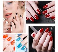 HETHLIF One Step Gel Nail Polish Pen Nail Art Kits Quick Drying Long Lasting Shine Professional Salon Quality Home Manicure 8ml (A05)