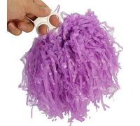 Hethlif Pom Poms Cheerleading, Cheer 8 Colors with Handle, Accessories Cheering Squad, for Sports Party Dance Team (Purple)