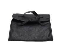 HETHLIF Roll Up Makeup Bag Foldable Rolling Cosmetic Bag 4 in 1 Detachable Travel Makeup Organizer with Compartment Clear PVC for Women Photographers Stylists (Black Detachable 4 in 1)