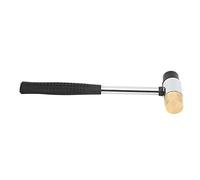 HETHLIF Rubber Mallet, Rubber Mallet Hammer Luthier Tools Hammer Brass and Head Double Sided for Guitar, Bass, Mandolin and Ukulele