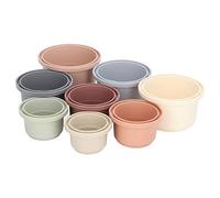 Hethlif Stacking Cups Baby Toy, Stacking Cups For Toddlers 1-3 Baby Color Learning Rich Colors Fun Educational Toys 8Pcs For Shower Gifts Bath
