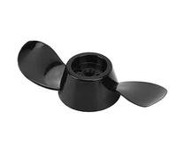 Hethlif Trolling Motor Prop, Trolling Motor Propeller Plastic 2 Blade Replacement Propeller Thickened for 12V 24V Engines Black