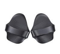 Hethlif Workout Grips Weight Lifting Gym Grips Anti Slip Rubber Hand Protector Pads for Pull Ups Dumbbells Barbells Gym Training Black 1 Pair