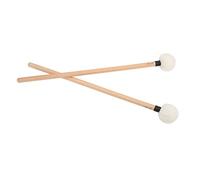 HETHLIF Xylophone Mallets, Timpani Mallets Drum Wooden Handle Non Slip Instrument Accessory Set 2Pcs for Playing (Black)