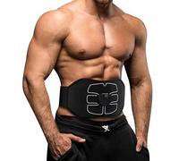 HETHTOWD ABS Stimulator, Ab Machine, Abdominal Toning Belt Muscle Toner Fitness Training Gear Ab Trainer Equipment for Home (Black)