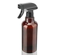 Hethyo Glass Spray Bottles 16.9oz Empty Spray Bottle Mist/Stream Spraying Small Refillable Containers for Hair Care, Cleaning Solutions, Plants, Essential Oils 1 Pack (Brown-1, 16.9oz)