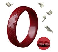 HETICA Feng Shui Cinnabar Ring, Attracting Wealth Cinnabar Feng Shui Ring for Men Women, Wealth and Protection Good Luck Money Amulet Lucky Rings That Bring Good Luck Mother's Day Gifts, US 7
