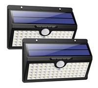 HETP Solar Lights Outdoor, Upgraded 78 LED Solar Motion Sensor Security Lights - Solar Powered Lights Waterproof Wireless Wall Lights Solar Lamps with 3 Intelligent Modes for Outside(2 Pack)