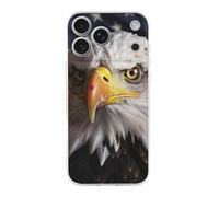 HETPLSD America Flag and Eagle Phone 17 - Shockproof Slim TPU Phone Cover with Anti-Yellowing | Wireless Charging Compatible | Aesthetic Design for Women Men