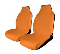HETPLSD Beauty Burnt Orange Car Seat Covers 2PCS, Universal Front Car Seat Covers for Easy Installation, Elastic Breathable Auto Front Seats Protector for Cars, SUV, Sedan