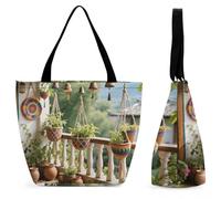 HETPLSD Boho Accent Tote Bag, Stylish Women's Handbags Large Capacity, Durable Oxford Grocery Bag for Work, Shopping