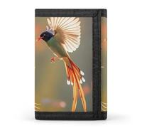 HETPLSD Cuckoo Couple Wallet, Unisex Tri-Fold Wallet with Card Slots & Keychain, Lightweight & Minimalist Wallets for Travel, Daily Use, Gifts