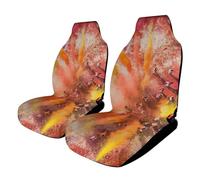 HETPLSD Holi Running Pattern Car Seat Covers 2PCS, Universal Front Car Seat Covers for Easy Installation, Elastic Breathable Auto Front Seats Protector for Cars, SUV, Sedan