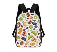 HETPLSD Legumes And Grains Backpack - Durable 600D Polyester, 17 Inch Backpack with Ergonomic Adjustable Straps, Lightweight Travel Bag for Men & Women