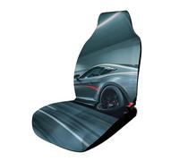 HETPLSD Luxury Sports Car Car Seat Covers 1PCS, Universal Front Car Seat Covers for Easy Installation, Elastic Breathable Auto Front Seats Protector for Cars, SUV, Sedan