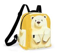 HETPLSD Mini Backpack Purse for Women - Cute Cartoon Polar Bear Daypack Waterproof Oxford Small Backpack Lightweight Shoulder Bag Casual Rucksack for Shopping, Travel, Work, Hiking