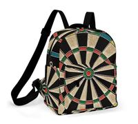 HETPLSD Mini Backpack Purse for Women - Dart Board Daypack Waterproof Oxford Small Backpack Lightweight Shoulder Bag Casual Rucksack for Shopping, Travel, Work, Hiking
