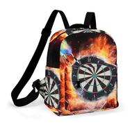 HETPLSD Mini Backpack Purse for Women - Dart Board Daypack Waterproof Oxford Small Backpack Lightweight Shoulder Bag Casual Rucksack for Shopping, Travel, Work, Hiking