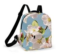 HETPLSD Mini Backpack Purse for Women - Japanese Floral Cherry Blossom Daypack Waterproof Oxford Small Backpack Lightweight Shoulder Bag Casual Rucksack for Shopping, Travel, Work, Hiking
