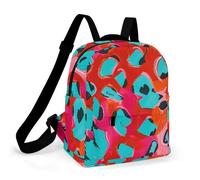 HETPLSD Mini Backpack Purse for Women - Leopard Spot Pattern Daypack Waterproof Oxford Small Backpack Lightweight Shoulder Bag Casual Rucksack for Shopping, Travel, Work, Hiking