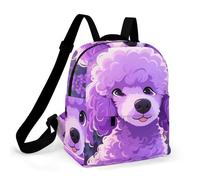 HETPLSD Mini Backpack Purse for Women - Poodle Daypack Waterproof Oxford Small Backpack Lightweight Shoulder Bag Casual Rucksack for Shopping, Travel, Work, Hiking