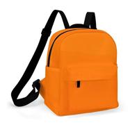 HETPLSD Mini Backpack Purse for Women - Small Circle Orange Daypack Waterproof Oxford Small Backpack Lightweight Shoulder Bag Casual Rucksack for Shopping, Travel, Work, Hiking