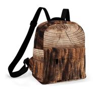 HETPLSD Mini Backpack Purse for Women - Stump of Oak Tree Daypack Waterproof Oxford Small Backpack Lightweight Shoulder Bag Casual Rucksack for Shopping, Travel, Work, Hiking