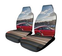 HETPLSD Rapid Sports Car Car Seat Covers 2PCS, Universal Front Car Seat Covers for Easy Installation, Elastic Breathable Auto Front Seats Protector for Cars, SUV, Sedan