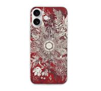HETPLSD Snowflake Complex Illustration Phone 16 Case, Slim Fit Scratch-Resistant TPU Cover | Ultra-Thin Protective Shell for iPhone 16, Anti-Yellowing Design for Women Men