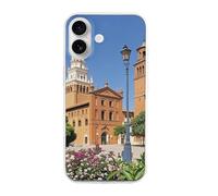 HETPLSD Spanish Cities Phone 16 Case, Slim Fit Scratch-Resistant TPU Cover | Ultra-Thin Protective Shell for iPhone 16, Anti-Yellowing Design for Women Men