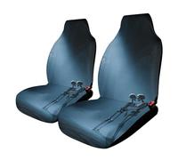 HETPLSD The Lovers Skull Car Seat Covers 2PCS, Universal Front Car Seat Covers for Easy Installation, Elastic Breathable Auto Front Seats Protector for Cars, SUV, Sedan