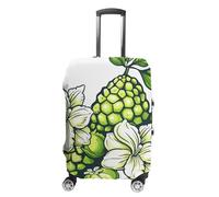 HETPLSD Travel Luggage Cover for Suitcase Protection, Fits 18-32 Inch - Durable Elastic Luggage Protector, Green Pentagon Fruit Suitcase Cover for Travel, Scratch & Dirt Resistant, style, XL, Classic