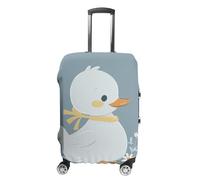 HETPLSD Travel Luggage Cover for Suitcase Protection, Fits 18-32 Inch - Durable Elastic Luggage Protector, Little White Duck Suitcase Cover for Travel, Scratch & Dirt Resistant, style, M, Classic