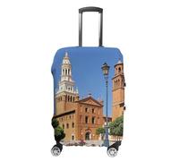 HETPLSD Travel Luggage Cover for Suitcase Protection, Fits 18-32 Inch - Durable Elastic Luggage Protector, Spanish Cities Suitcase Cover for Travel, Scratch & Dirt Resistant, style, L, Classic