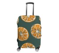 HETPLSD Travel Luggage Cover for Suitcase Protection, Fits 18-32 Inch - Durable Elastic Luggage Protector, Hand Drawn Oranges Suitcase Cover for Travel, Scratch & Dirt Resistant, style, M, Classic