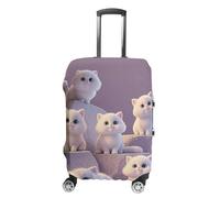HETPLSD Travel Luggage Cover for Suitcase Protection, Fits 18-32 Inch - Durable Elastic Luggage Protector, Cute And Adorable Cat Suitcase Cover for Travel, Scratch & Dirt Resistant, style, M, Classic